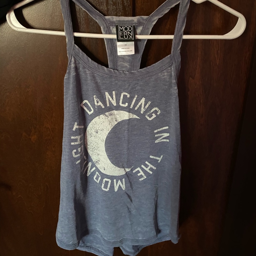 Blue tank top from Target size extra small.
